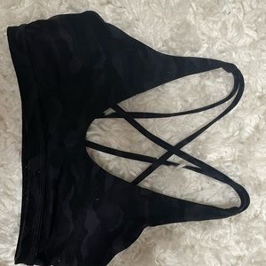COPY - Size 4 Black Camo Lululemon Sports Bra